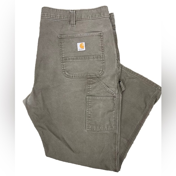 Carhartt Pants Carhartt Mens Rugged Flex Relaxed Fit Duck Dungaree